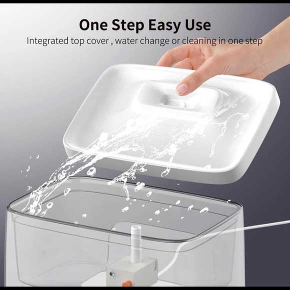 NEW Pet Water Fountain with Wireless Pump - 2.5L/84oz Indoor Ultra-Quiet - Picture 3 of 7